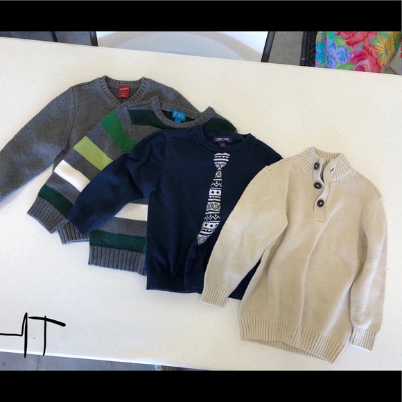 Boys 4T sweater bundle GUC - Picture 1 of 1